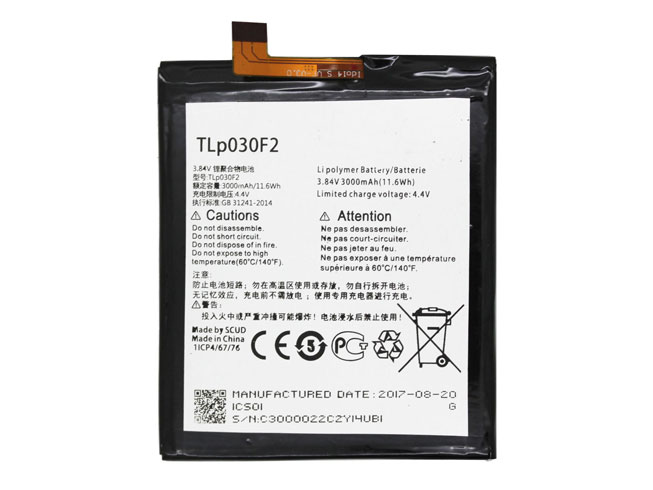 Batería para A3-OT-5046/alcatel-TLP030F2